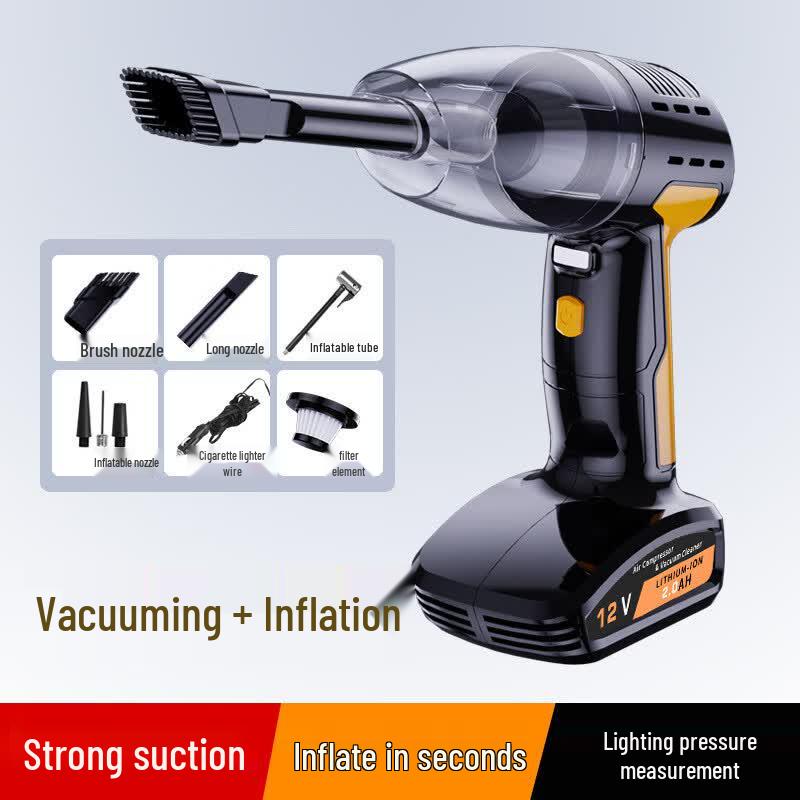 LISM Multifunctional Car Vacuum Cleaner & Air Pump