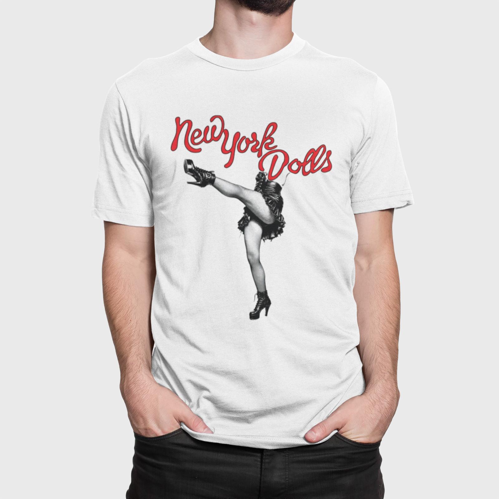 New York Dolls T-Shirt | Glam Punk High Heel Legs Graphic Tee XL