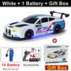 4WD RC Drift Car With LED Light 2.4G Radio 20KM/h High Speed Remote Control Racing Cars Vehicle Model Toy Gift for Boy Girl Kid