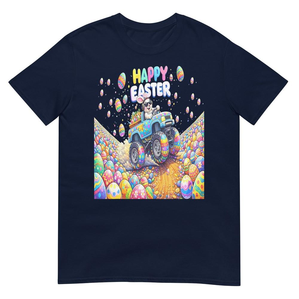 Happy Easter Bunny Monster Truck Eggs Boys Unisex Unisex Girls TShirt S