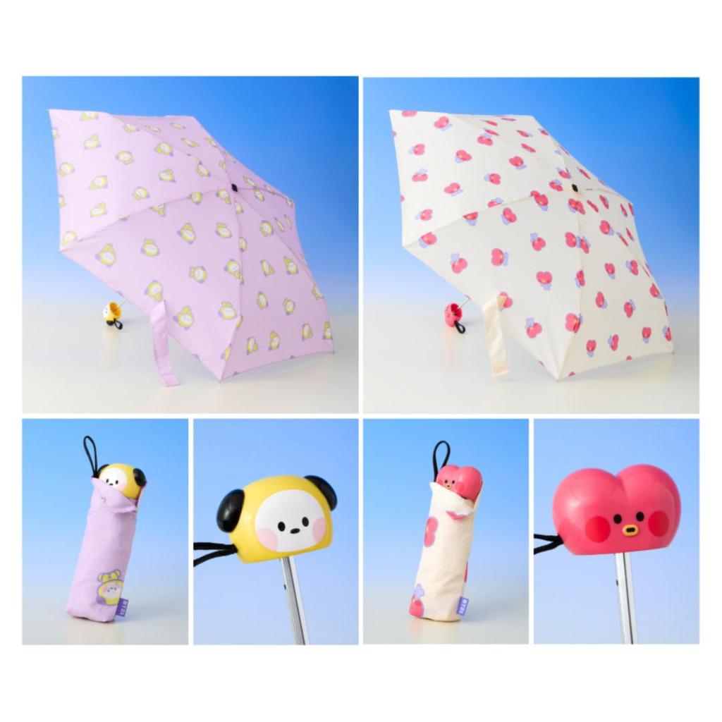 BT21 Umbrelă pliabilă Minini pentru zile ploioase (7 Opțiuni)