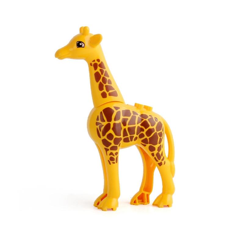 Tierfiguren Dinosaurier Tiger Hai Wolf Affe Giraffe Dinosaurier Figur Modell Bausteine Spielzeug für Kinder Kinder Geschenke