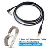 3,5 mm auf 2,5 mm Kernkabel Gemischtes Upgrade-Kabel Headset-Audiokabel Draht für Sennheiser HD400S HD350BT HD4.30