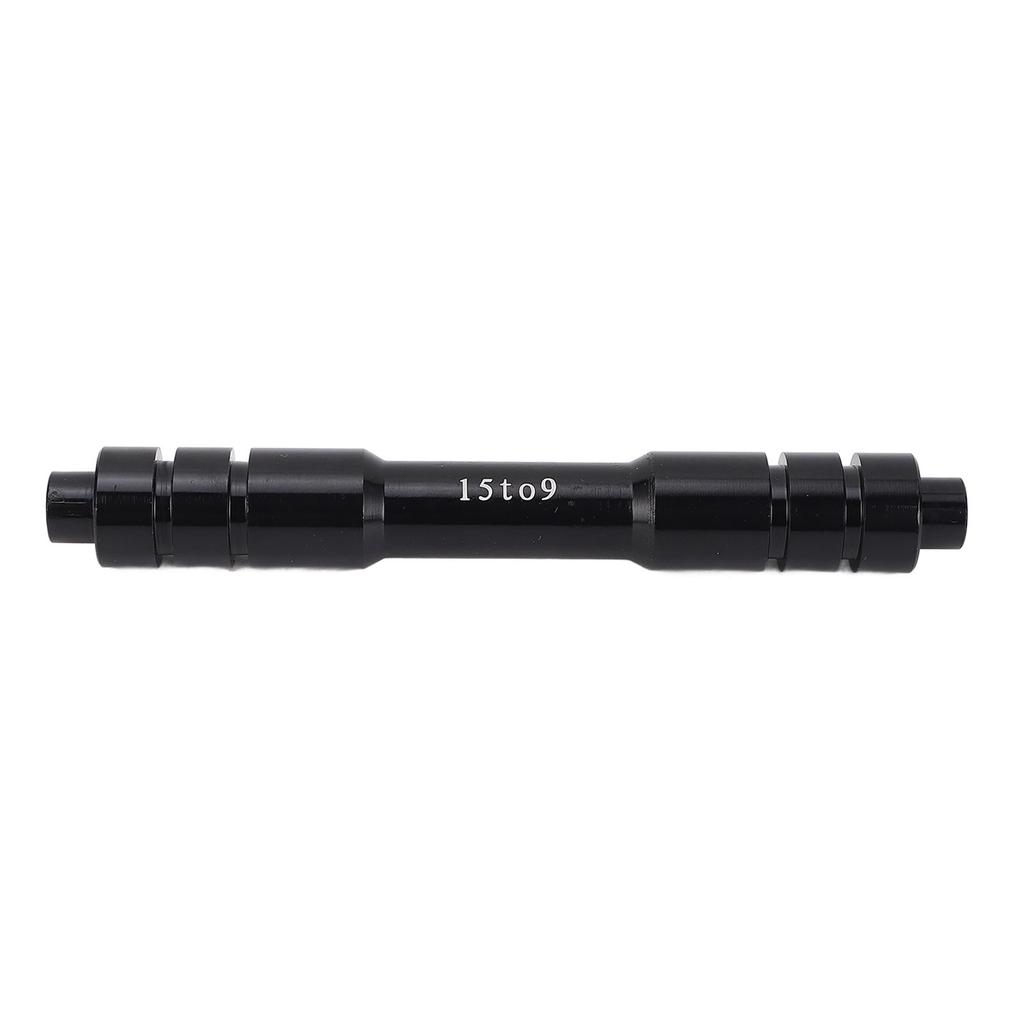 Cycle Wheel Fork Axle 15mm to 9mm Front Thru Axle Quick Release Hub Skewer Adapter for Conversion