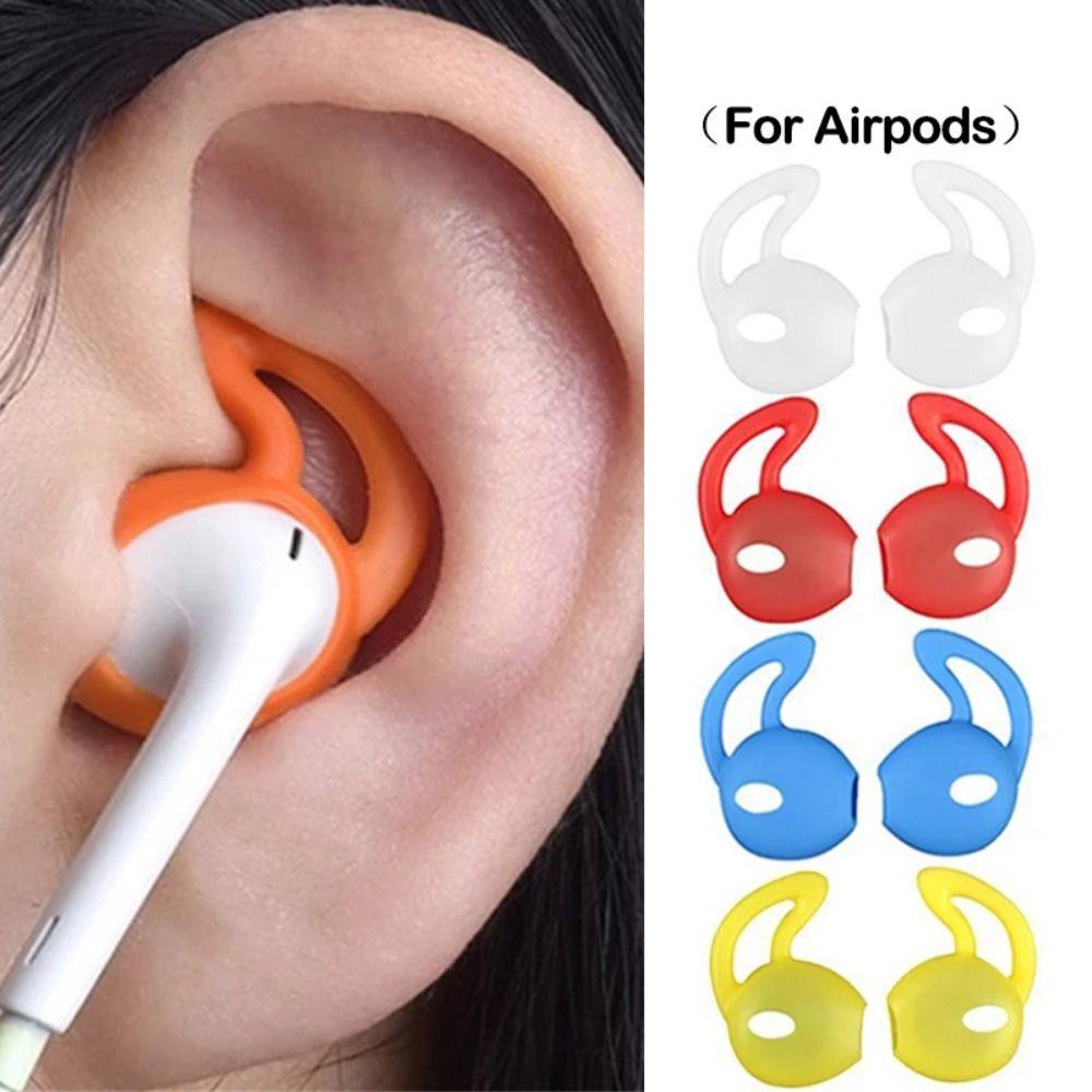 1 Pair Anti Drop Silicone Earbud Covers Silicone Earphone Holder Silicone Earbud Covers   Running