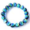 [GOLD STONE] Glowing Kerama Marine Firefly Glass Bracelet, 12mm, Kerama Islands, Okinawa, Inner Diameter: Approx. 17cm