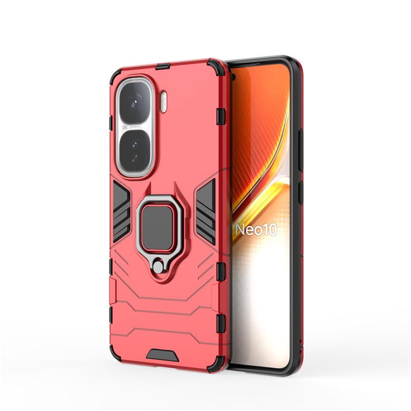 For ViVo iQOO Neo10 Case ViVo iQOO Neo 10 Cover Ring Holder Armor Bumper Shield Protective Back Phone Cases On iQOO Neo10 Funda