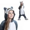 Pyjama Onesie Kigurumi Kostüm Verkleidung Lemur Kinder 105 - 115cm