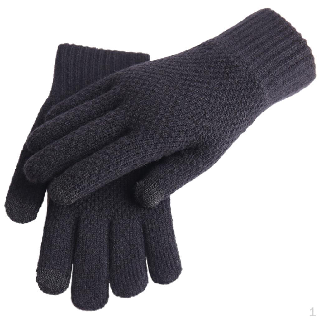 

Touch Thermal Thick Elastic Cuff Fleece Knit Weather