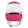 Winter Pilot Hat with Ear Warm and Windproof for Boys and Rose for Winter Sports and Outdoor Activities Kids' Flaps, Girls, Red,