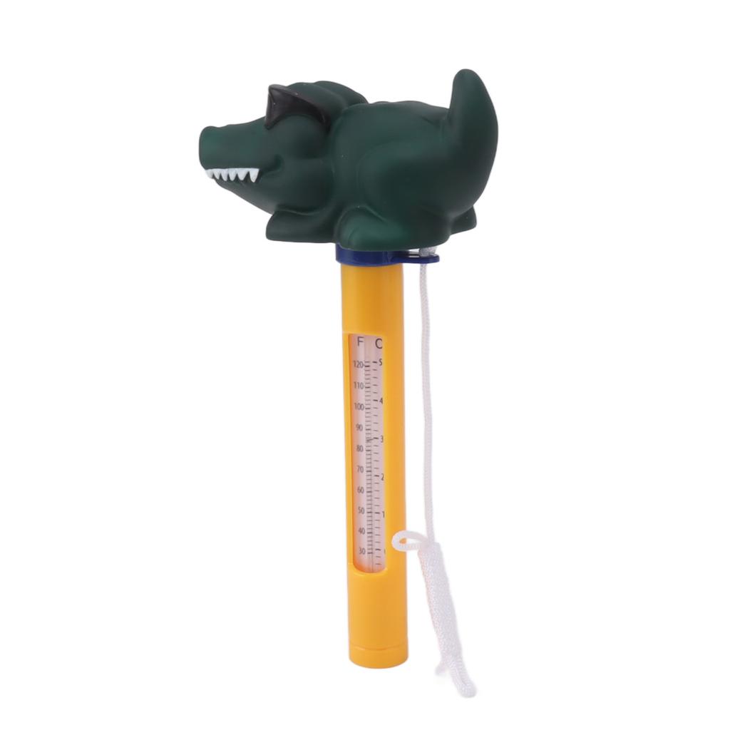 Floating Pool Thermometer Large Size Easy Read Cartoon Thermometer with String for Water