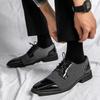 Mode Herren Freizeitschuhe Büro Herren Business Lederschuhe Bequeme Weiche Herren Formelle Schuhe Sapato Social Masculino