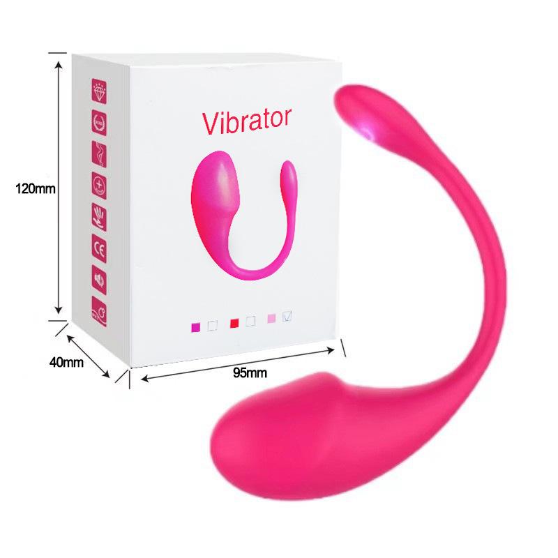 Women's Rechargeable APP-Controlled Tadpole Vibrator Dildo