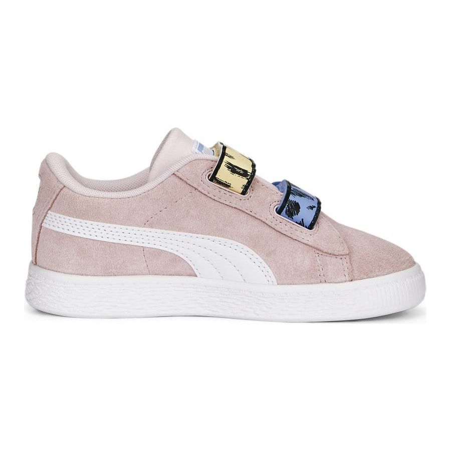 Puma Suede Classic LF Mates V Pre-School Comfortable Versatile Shock Absorption Low-Top Kids Casual Shoes Kids Casual Shoes Pink 390743-02