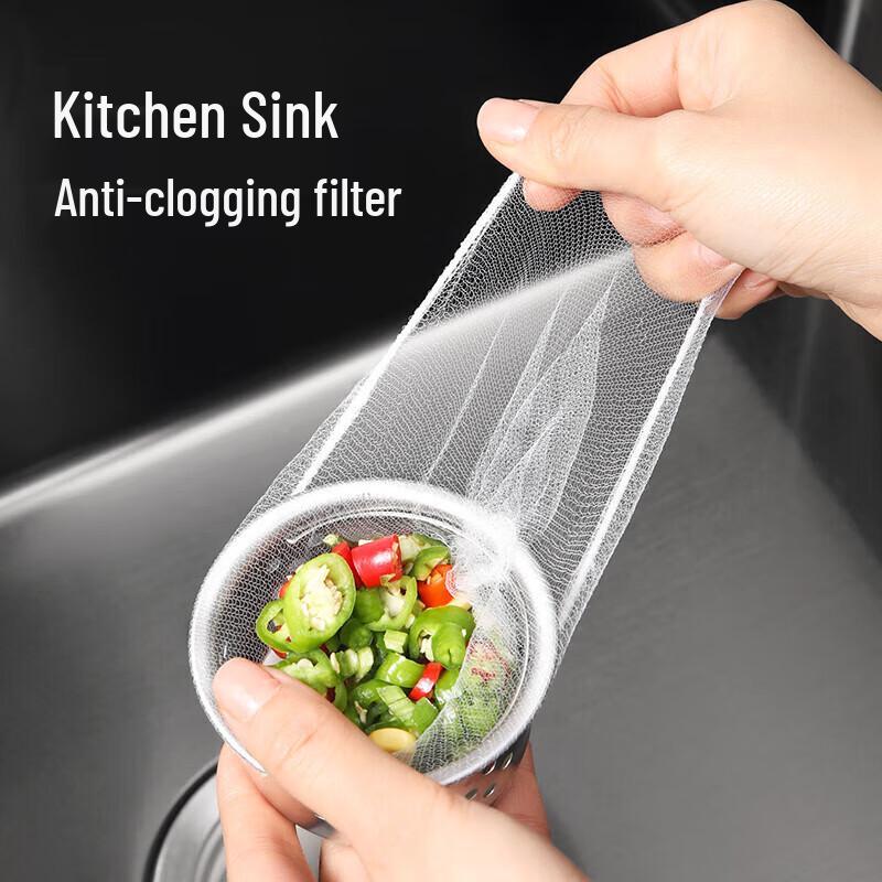 

Disposable Kitchen Sink Strainer Mesh Bags - 300 Count