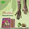 MADIHAS Henna Mehendi Kužel Balení 12 kusů (30 g každý)|Přírodní Hennové Kónky Připravené k Použití pro Svatební Mehndi, Tmavá Barva & Dlouhotrvající Skvrna