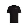 Men's Originals Back Sailboat Pattern Alphabet Printing Loose Round Neck Short Sleeve Black T-Shirt HR7907