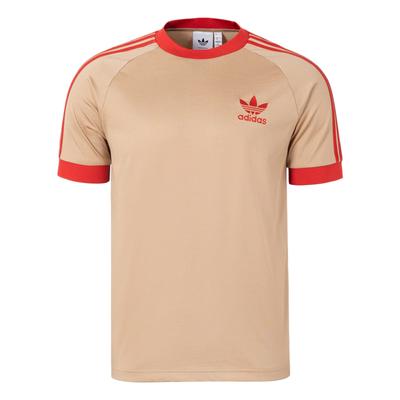 David Beckham 3-Stripes T-skjorte Magic Beige Herre Streetwear JM6290