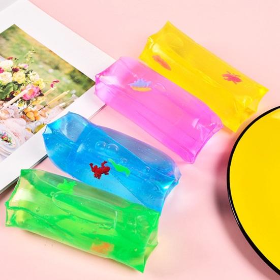 Stress Relief Slithery Strip Toy Cannot Be Grasped Clear Squeeze Toy Office Work Stress Decompression Toy Prank Prop Gag Gift