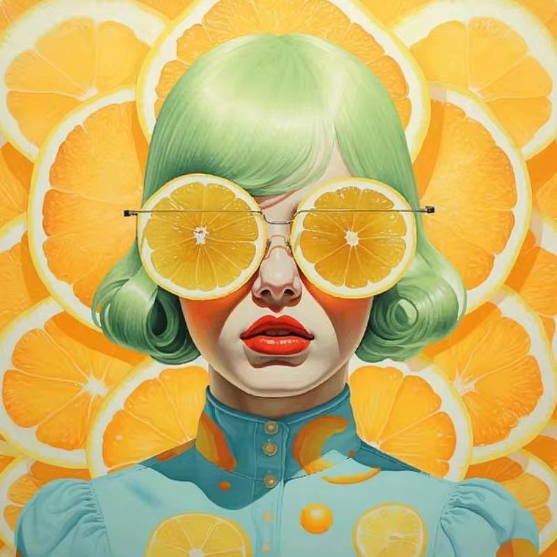 Dreamy Mysterious Girl Aesthetic Art Canvas Painting Surrealism Flowers Girls Posters Prints Morden Room Home Decor Mural