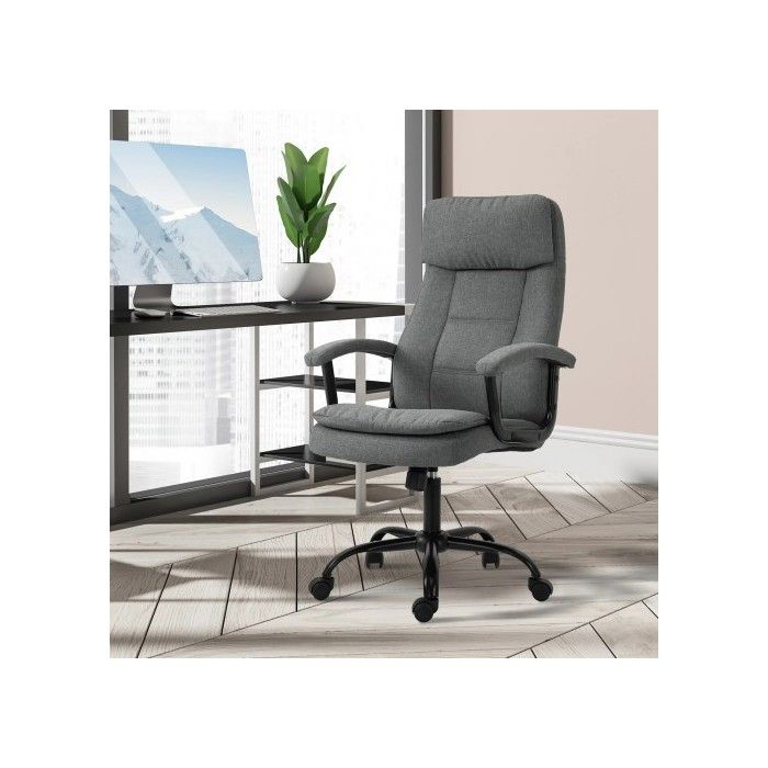 Chaise de bureau - MUVOE - Vinsetto - Ergonomique - Massage vibratif - Réglable en hauteur