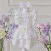 Soft Pet Princess Dress Breathable Dog Vest Fashion Cat Flying Sleeve Skirt  Summer