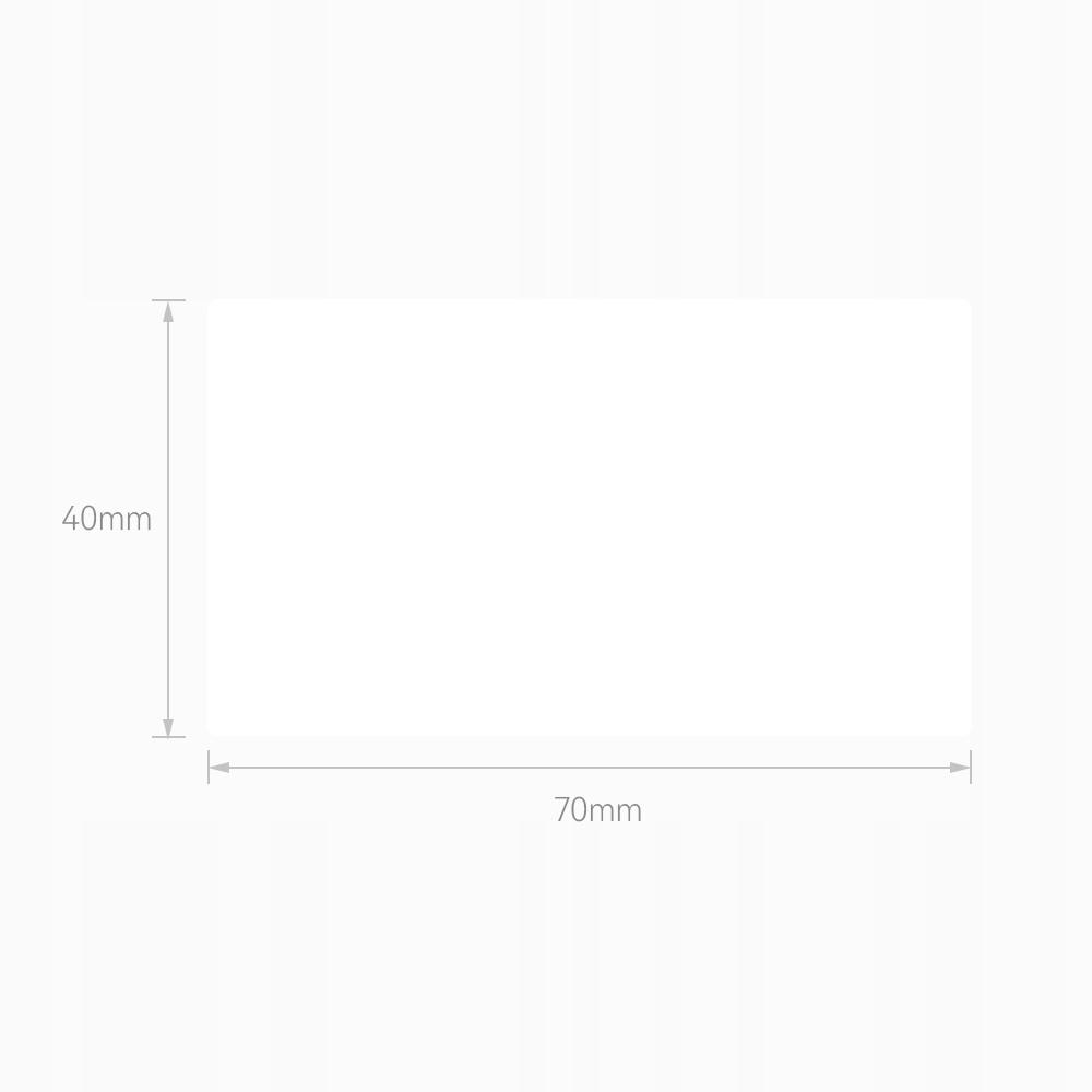 Niimbot Labels Stickers 70*40Mm White 690Pcs For K3/W Printer Original