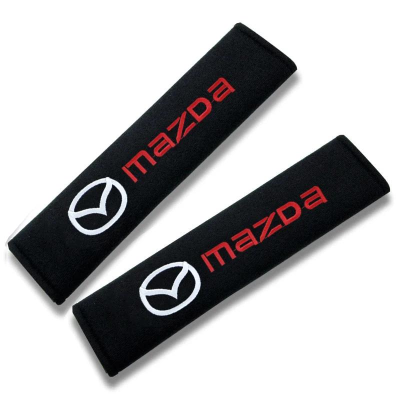 Car Head Neck Rest Pillow Seat Belt Protect Shoulders Pads for Mazda 2 Mazda 3 MS Mazda 6 CX-5 CX5 BT-50 CX-30 AXELA Accessories