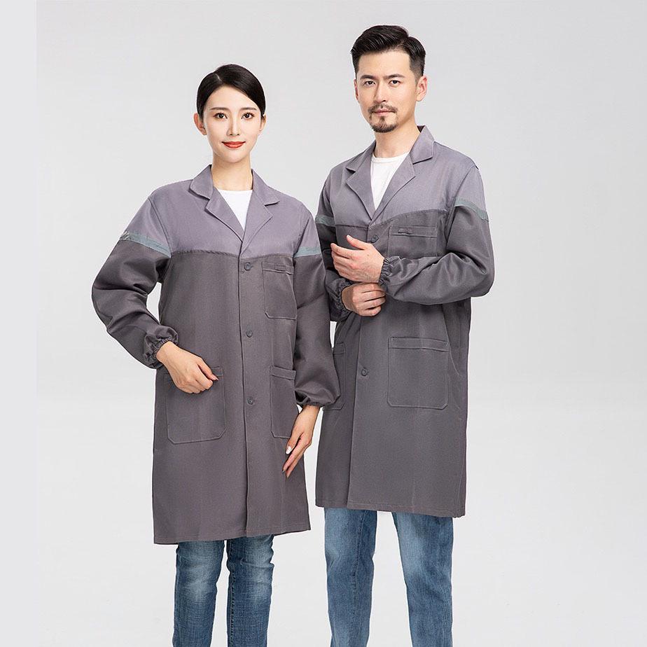 Modrá reflexní pruhovaná halena: Pracovní oděv odolný proti opotřebení s dlouhým rukávem a potiskem loga na zakázku