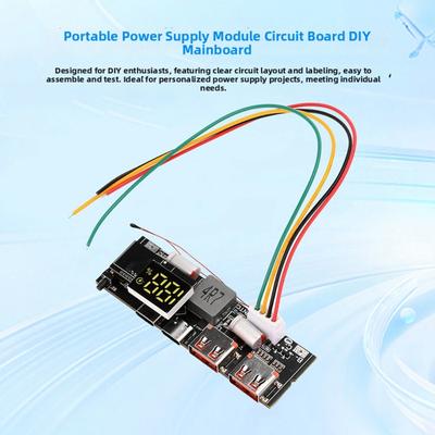 3S 4S 5S 65W 100W Power Bank Module Circuit Board with QC PD VOOC Protocols and Built-in Overvoltage Overcurrent Protection