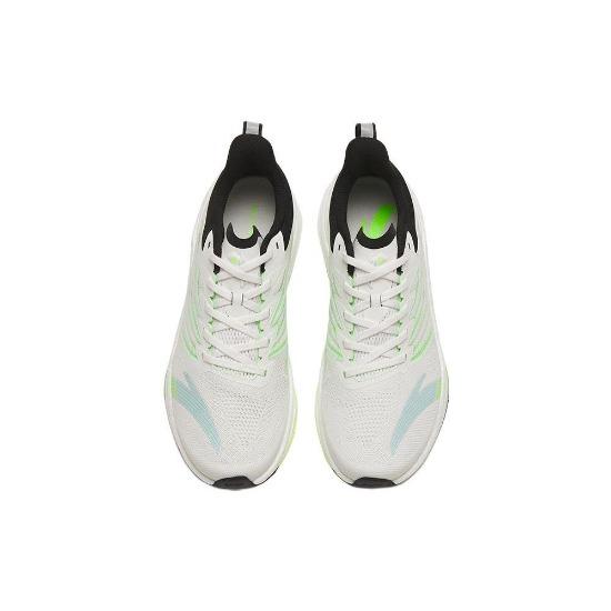 Anta Mach 3.0 Professional Racing Shock Absorption Non-Slip Wear-Resistant Low-Top Running Shoes Men Sneaker White Green 112325583-5