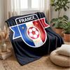 Frankreich Nationalmannschaft Thema Decke Weiche Flanelldecke Plüsch Überwurfdecke Gemütliche Sofa Bettdecke für Heimdekoration