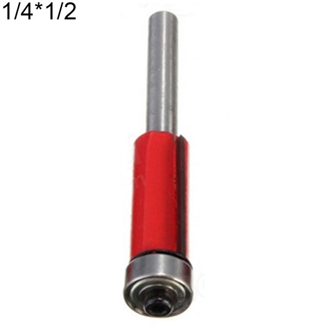 

Прочный конец, двойная канавка, деревянная кромка, фреза для обрезки подшипников, режущий инструмент 1/4*1/2