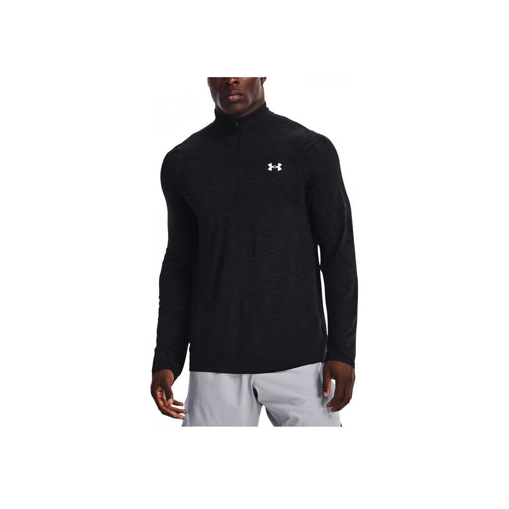 Under Armour Seamless Training Long Sleeve T-Shirt Men Tops Black 1359875-001