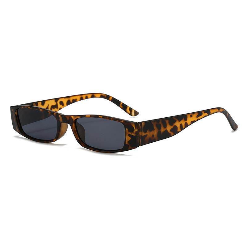 Small Rectangle Sunglasses Women Men Narrow Frame Vintage Square Sun Glasses Punk Cat Eye Eyewear Women'S Sunglasses