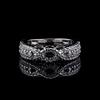 Double-Layer Micro-Set Zircon Simulation Diamond Couple Ring Luxury Party Wedding Accessories Ring