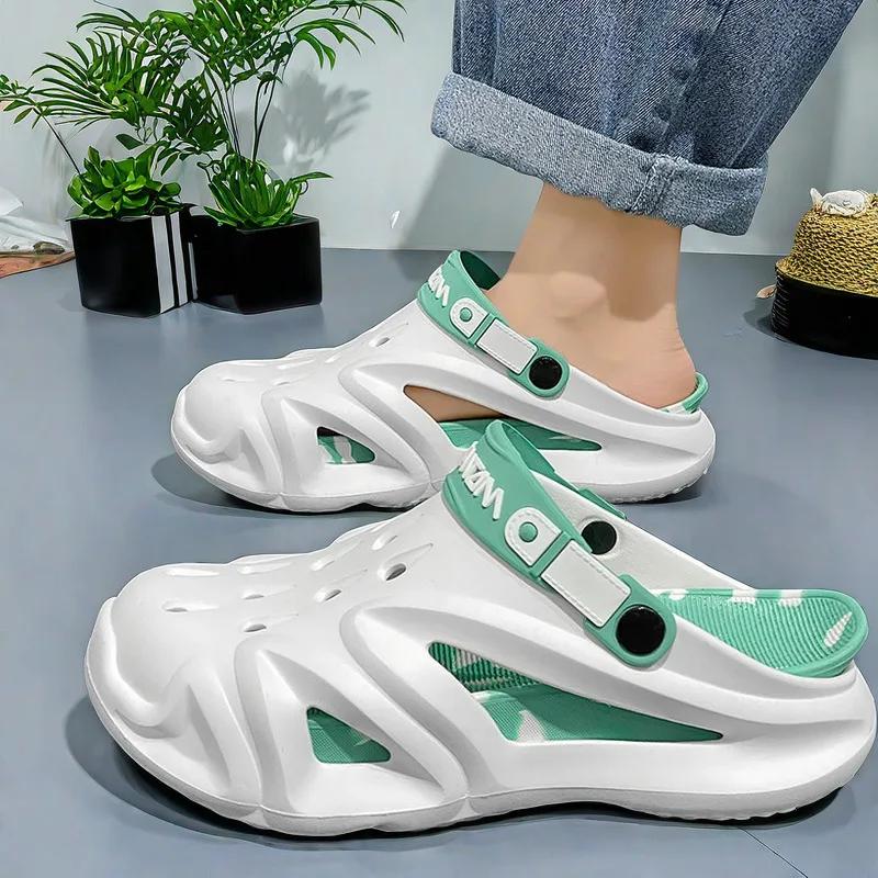 Rubber Sandals Zapatillad Bathroom Shoes Luxury Brand High Quality Sleepers Lacing Slippers For Summer Absorption Tennis Nice