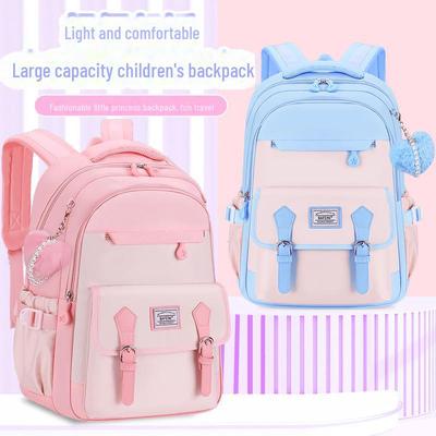 Mochila Leve de Grande Capacidade com Doces Coloridos para Estudantes e Meninas