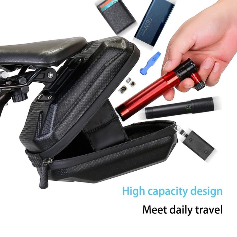 Detachable Cycling Tail Bag with Instants Attachments System And Rainproofed Protecting For Harsh Cycling Conditions