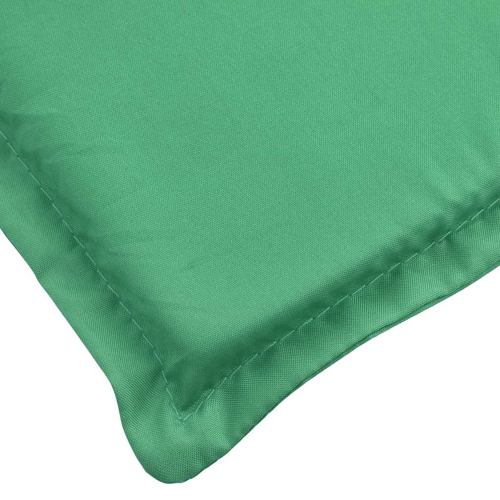 Sun Lounger Cushion Green 186 X 58 X 4 Cm Oxford Fabric