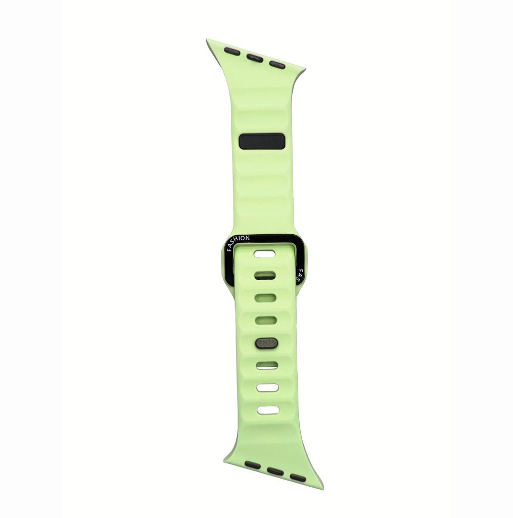 Sport Bands For Apple Watch Ultra Wide Soft Silicone Wristbands Waterproof Strap Men for iWatch Series 11/10/9/8/7/6/5/4/3/2/1SE