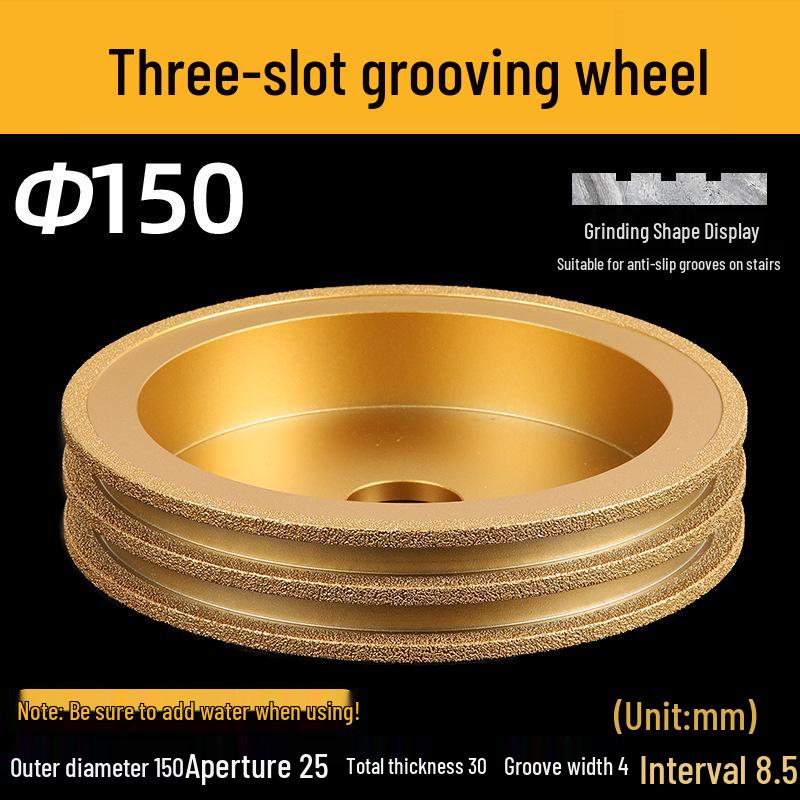 Tile Edge Wheel: Bevel & Round Edge Grinding, Resin Grooving Blade, Automatic Tile Cutting Machine