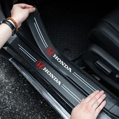 5Pcs Car Door Sticker Threshold Anti Scratch Decals Accessories For Civic Fit Accord City Vezel CR-V S660 Odyssey HR-V