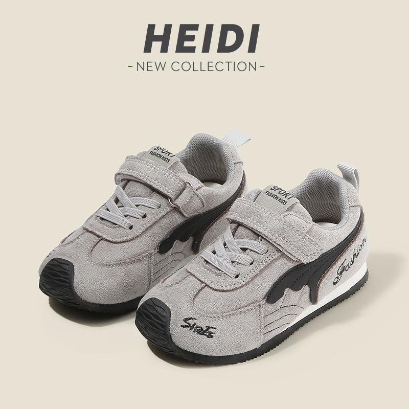 Children's Forrest Gump shoes 2025 spring and autumn boys' sports shoes lightweight girls' casual board shoes soft sole baby German training shoes 