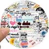 50 Wasserdichte Spanische Motivations-Graffiti-Sticker zur DIY-Dekoration auf Koffer oder Gitarre