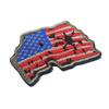 Map of the United States, District 9, SEAL Team 3, quality embroidered armband, Velcro patch