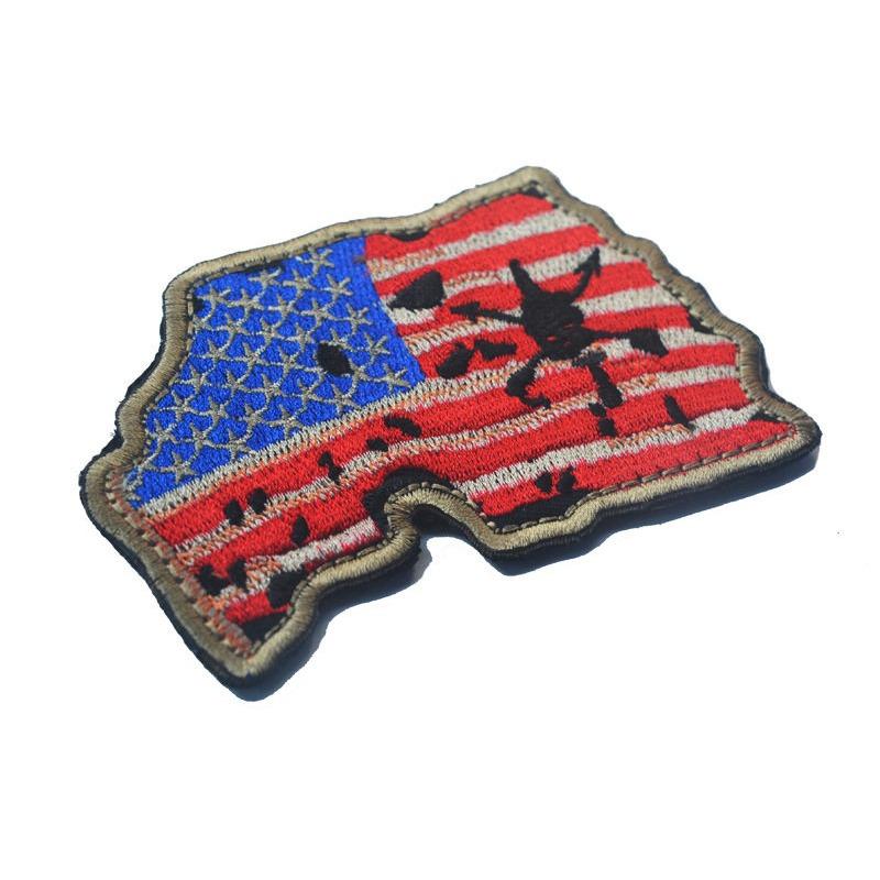 Map of the United States, District 9, SEAL Team 3, quality embroidered armband, Velcro patch