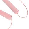 Heatless Curling Rod Headband with Tail Rope Soft Rubber Prevent Damage DIY Hair Curls Roller for Sleeping Pink
