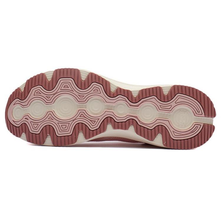 Li Ning YueYing Element Abrasion Resistant Breathable Low Top Running Shoes Women's Peach Orange Pink ARHR188-3