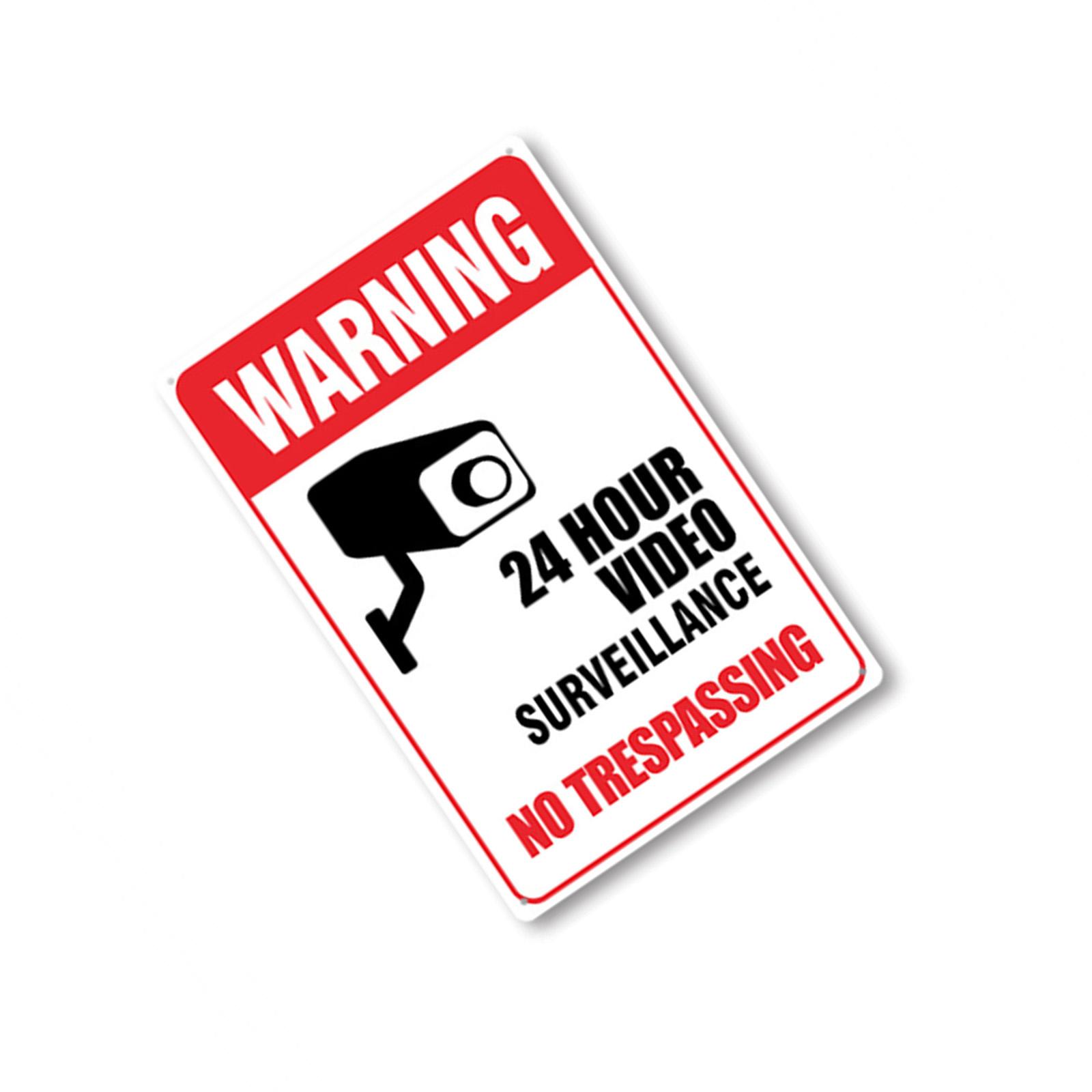 

Круглосуточное видеонаблюдение Знаки Светоотражающая жесть Предупреждающий знак безопасности CCTV для наружного или внутреннего использования C